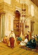 Arab or Arabic people and life. Orientalism oil paintings  529